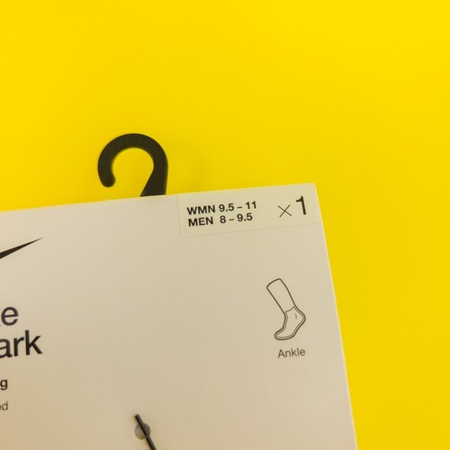 3er-Pack Nike Spark gepolsterte Knöchel-Laufsocken Größe Medium 8-9,5 Herren weiß - Bild 3 von 6