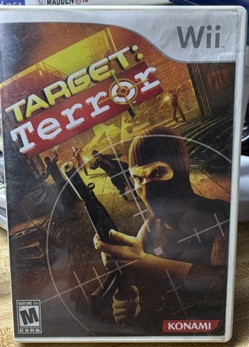 Konami Target: Terror Nintendo Wii Shooter Light-Gun 2008 Justice Mode Manual