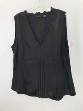 Pre-Owned Field Manor Black Size XL Tank Top