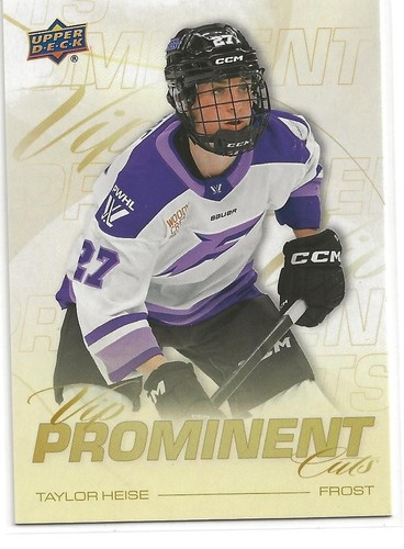 2025 Upper Deck Taylor Heise The National NSCC VIP Prominent Cuts Card