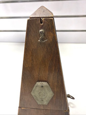 Vintage Working Wood Metronome De Maelzel By Seth Thomas