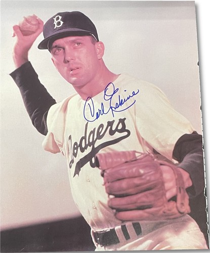 Pee Wee Reese Carl Erskine Dual Signed 9x12 Book Page Dodgers JSA AP45023 - Picture 3 of 3