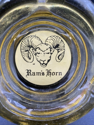 Cenicero vintage Ram's Horn restaurante cenicero - Imagen 2 de 5