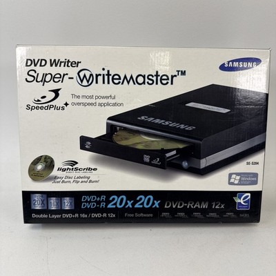 Samsung External DVD Super-Writemaster SE-S204 20X DVD Writer New