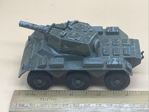 Crescent Saladin Armoured Car – 6-Wheel Diecast Tank – Vintage British Military - Picture 16 of 16