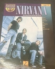 Hal Leonard Nirvana Drum Play-Along Sheet Music Book and CD