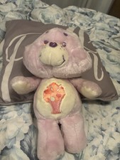 Carebear 1980s Vintage Collector Plush Purple Share Bear