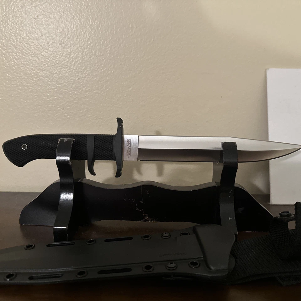 COLD STEEL OSS 8.25" Japanese Knife AUS8A Blade 5.125" Kray-Ex Handle w/ Sheath - Image 3 of 4