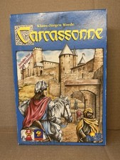 2000 Rio Grande Games CARCASSONNE Board Game With Free River Expansion Complete