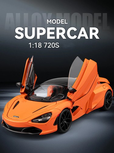 1:18 Mclaren 720S Alloy Sports Car Model Diecast Car Vehicles Model Sound Light - Picture 10 of 25