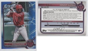 2022 Bowman Chrome Prospects Blue Refractor /150 Denzer Guzman #BCP-138