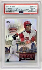 KEN GRIFFEY JR LEGEND HOME FIELD ADVANTAGE 2024 TOPPS #LHA-14 PSA 10