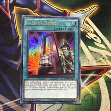 Yugioh! Card of Demise DUPO-EN050 Ultra Rare 1st Edition NM