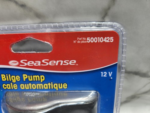 Seasense Automatic Bilge Pump 800 GPH p/n 50010425 12V 3/4" Hose Size - Picture 3 of 6