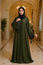 Everyday Abaya Women For Women, Luxury Rhinestone Dubai Abaya, Jilbab Farasha