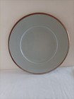 Maryse Boxer -by Samuel Heath - Large Serving Plate - Dove Grey with Silver Rim