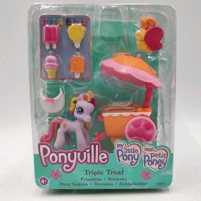 My Little Pony Ponyville Meet for Ice Cream Tripple Treat Teresina Golosa Hasbro - Immagine 1 di 4