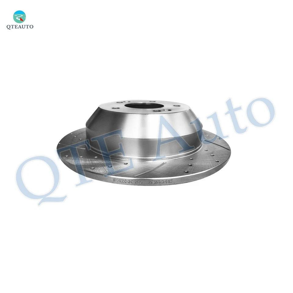 4 rotores de freno ranurados perforados traseros de 302 mm - buje de rueda para Hyundai Santa FE XL 2019 Foto 4 de 4