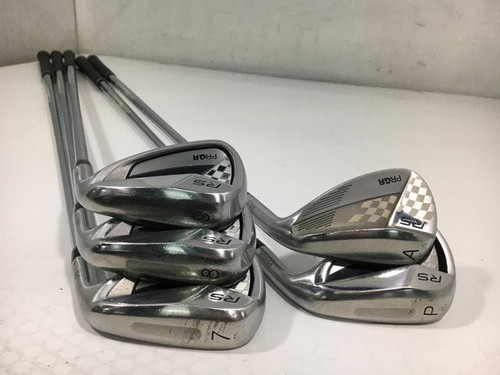 PRGR (5pcs) RS Titanium Face Iron 2016 7 9. P.A Spec Steel 3 Ver2 M 40 - Picture 2 of 4