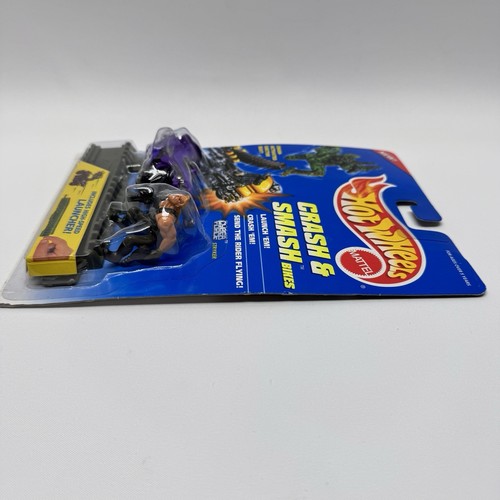 Hot Wheels 1995 Crash & Smash Bikes Stryker Cyber Force Launcher Sealed New - Picture 16 of 16