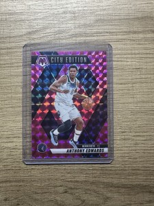 Anthony Edwards 2024-25 Panini Mosaic Pink /175 City Edition #36 Timberwolves
