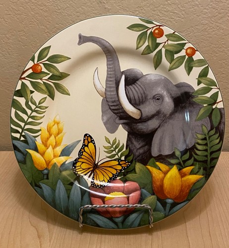 Platos a elegir vendidos individualmente animales de la selva Stephanie Stouffer Sakura Oneida - Imagen 6 de 19
