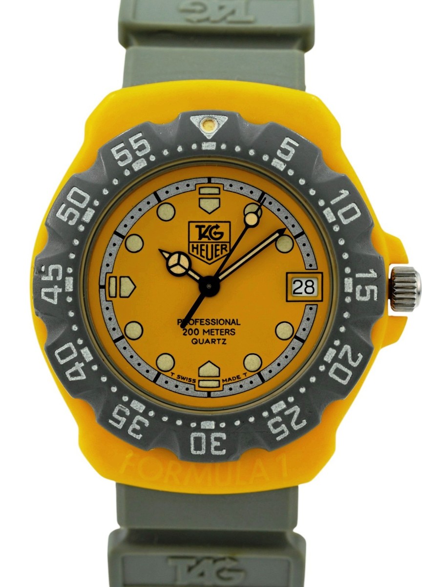 Tag Heuer 35mm Men's Formula 1 Yellow/ Grey Swiss F1 Quartz Watch