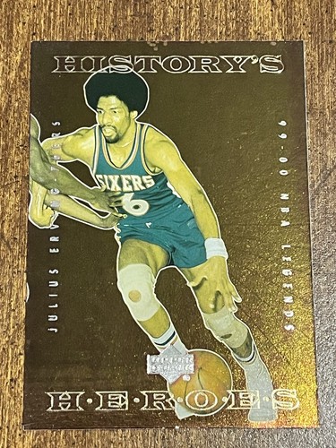 JULIUS ERVING 2000 Upper Deck Century Legends History's Heroes (GOLD VERSION)
