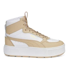 PUMA Karmen Rebelle High Top Platform Womens White Sneakers Casual Shoes 3872130