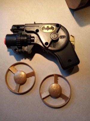 Vintage 1992 Batman Returns Spiral Disc Shooter DC Comics with Two Discs Kenner