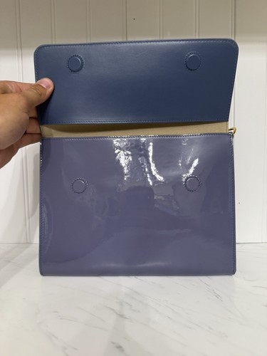 Cartera de hombro Valentino Orlandi charol triple compartimento - Como nueva - Imagen 6 de 12