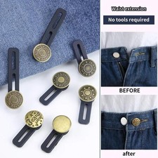 Jeans Button Extender Waist Expander Adjustable Pant Belt Extension