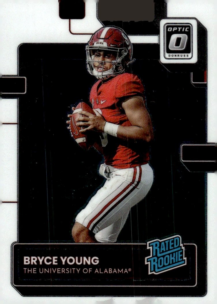 2023 Panini Chronicles Draft Picks #1 Bryce Young Donruss Optic Rated Rookies
