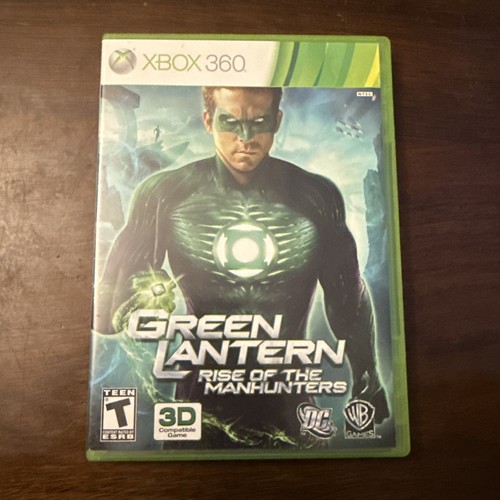 Green Lantern: Rise of the Manhunters (Xbox 360) Complete - Tested - Authentic - Picture 1 of 5