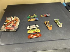Lot of 10 Fingerboards: Teck Deck Almost Deck Brand New, Primitive, Zero,