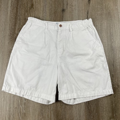 Vintage Kahalu Fiji Cotton High Wasted Beach Shorts Women's 10 Stretch Waist - 第 2/18 張圖片
