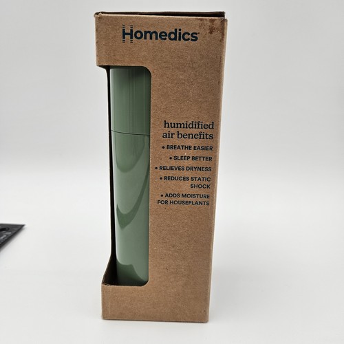 HoMedics Breathe Better Umidificatore Ultrasuoni Portatile In Verde Nuovo Scatola Aperta - Foto 8 di 9
