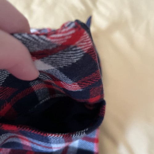 Talbots Woman Plus 14W Wool Blend Plaid Skirt Red Navy Blue Zip Pencil Lined A - Picture 7 of 14