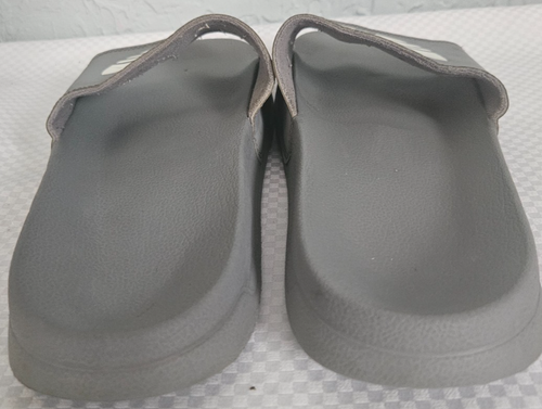 Men's Gray Adidas Slippers US Size 12 Men's Shoes Footwear - Picture 7 of 10