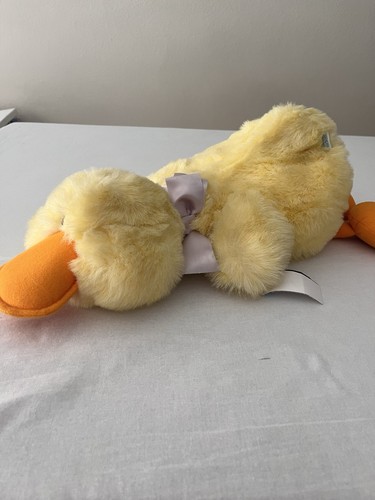 Vintage EDEN Yellow Plush Duck 20” long Collectible Stuffed Toy Made in NY USA - Picture 4 of 14