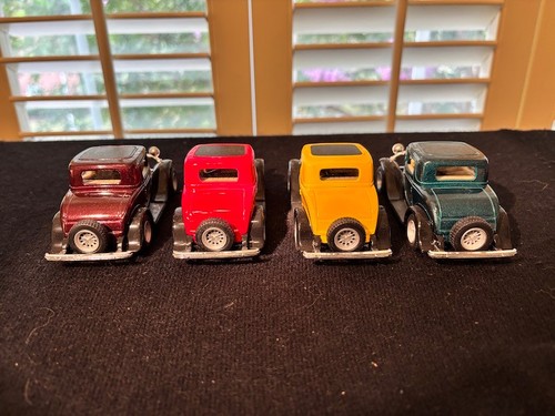 New Lot of 4 5" Kinsmart 1932 Ford 3-Window Coupe Diecast Model Toy Car 1:34 - Picture 3 of 8