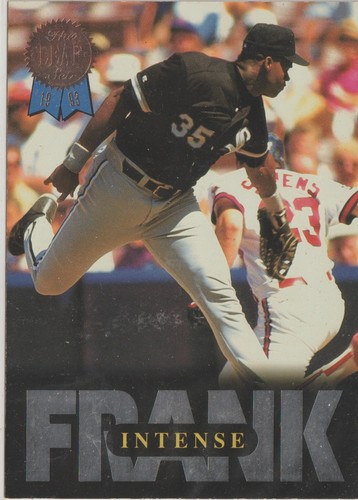 FRANK THOMAS: 1993 LEAF JUMBO BOX TOPPER INSERT CARD #3/10 (6879/7500)