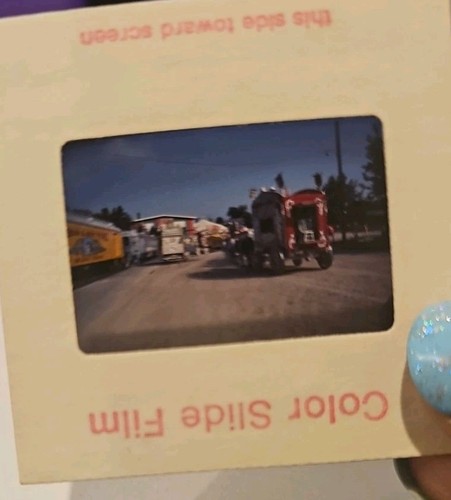 #DT 35mm Dia - Vintage - Sammlerstücke - Foto - Kutsche Zirkustransporter 