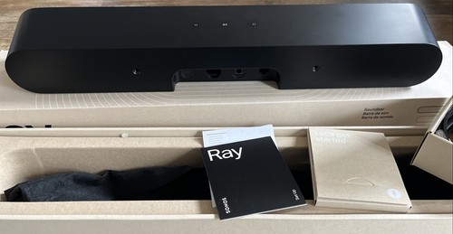 Sonos RAYG1US1 RAY Compact Wireless Stereo Soundbar - Black - Picture 7 of 8