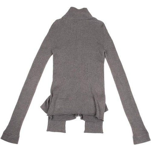 Yohji Yamamoto FEMME Cashmere Blended Cotton Zip Knit Sweater Size 2(K-154873) - Picture 11 of 12