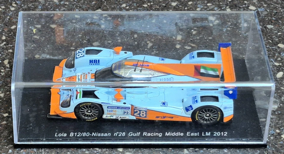 Spark S3713 Lola B12/80 Nissan #28 Gulf Racing Le Mans 2012  Foto 4 de 4
