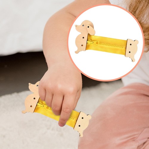 Sensory Board Parts Zipper Educational Learning Toy Develop Fine Motor Skills - Picture 4 of 7