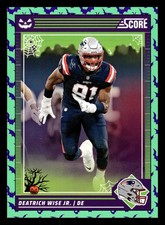 2024 Score-A-Treat Green Bats #193 Deatrich Wise Jr. New England Patriots
