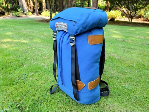 WILDERNESS EXPERIENCE (CA, USA) Vintage 1970's Blue Cordura Hiking 21" Backpack. - Picture 3 of 21