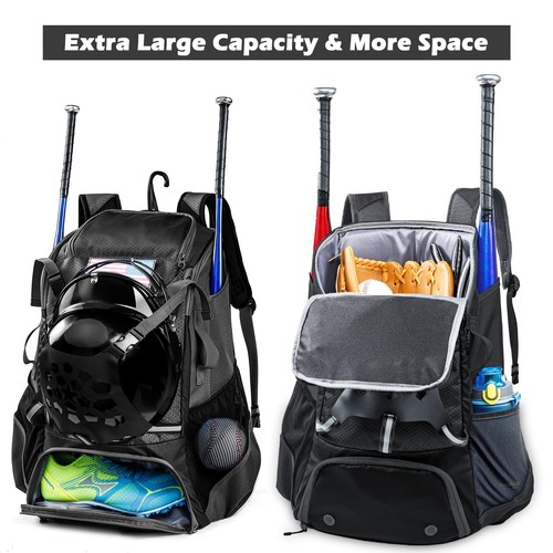 Youth Baseball Bag, Baseball Backpack for Boys,Youth, Adults-Bat Bag, Softbal... - Picture 4 of 6